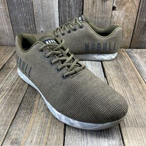 NoBull Outwork Mens Sz 13 Shoes Super Fabric Olive Green CrossFit Training VGC